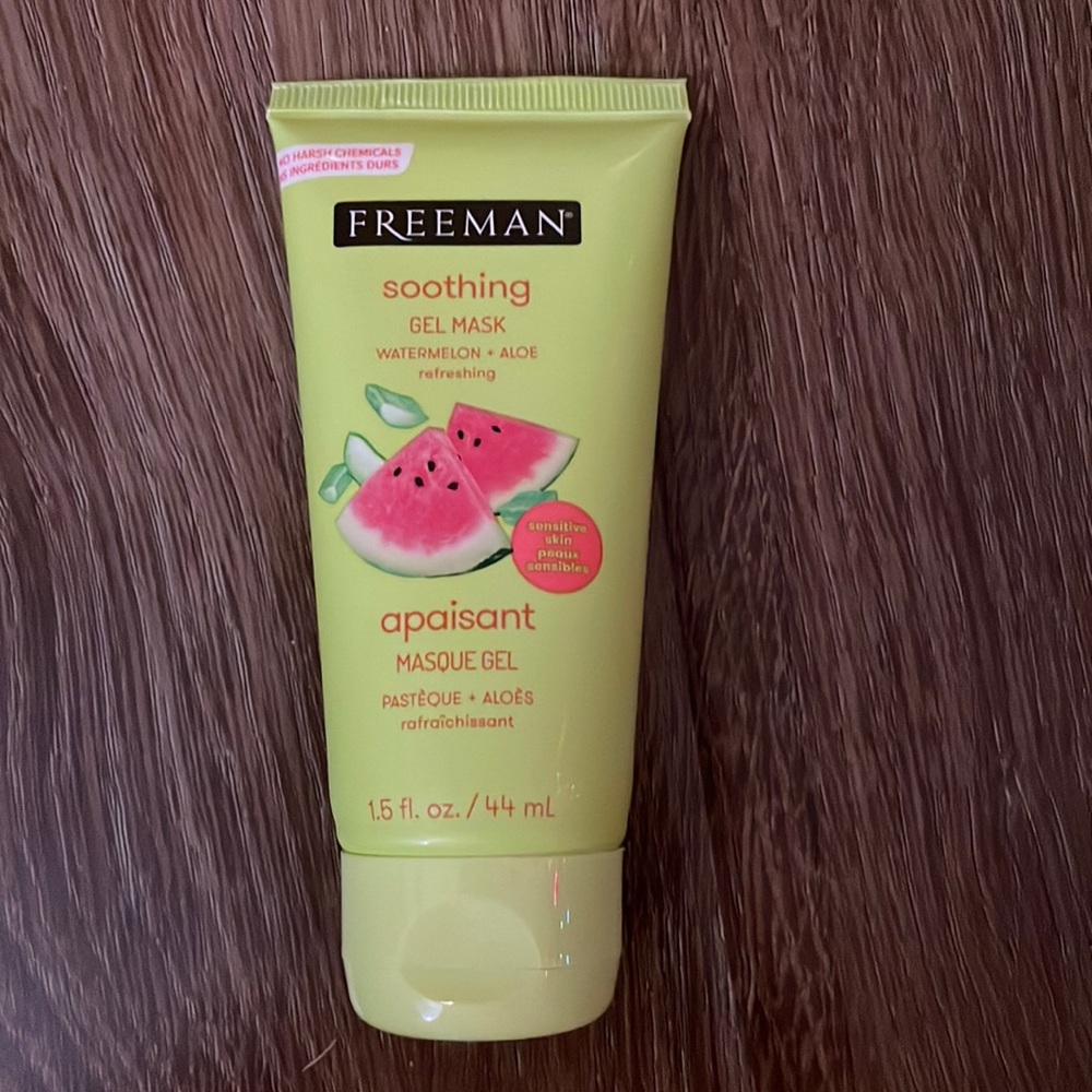Freeman Soothing Gel Mask - Watermelon Aloe Refreshing - 44ml 1.5 fl oz New